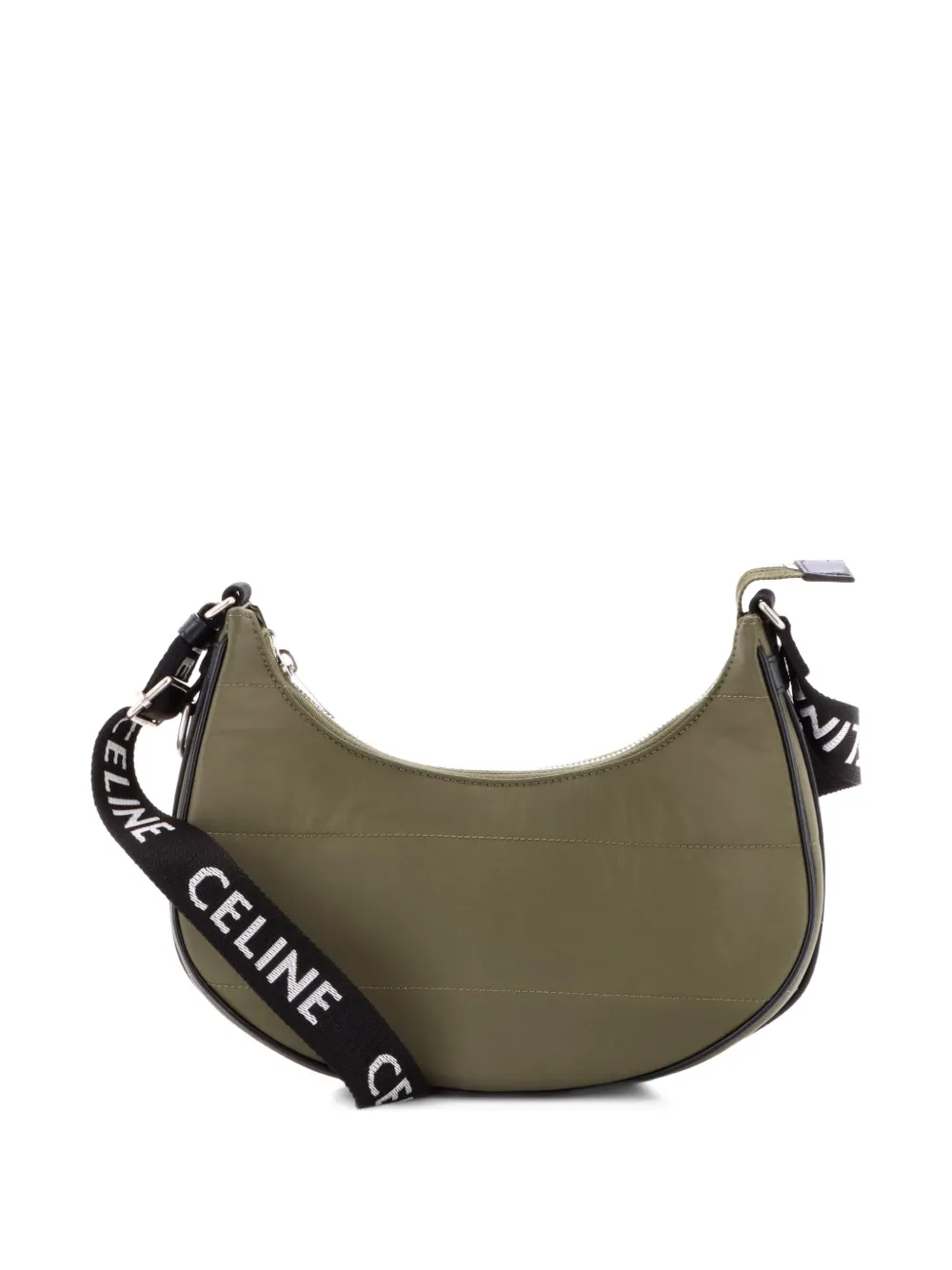 Celine Pre-Owned Ava Quilted Nylon shoulder bag - Verde