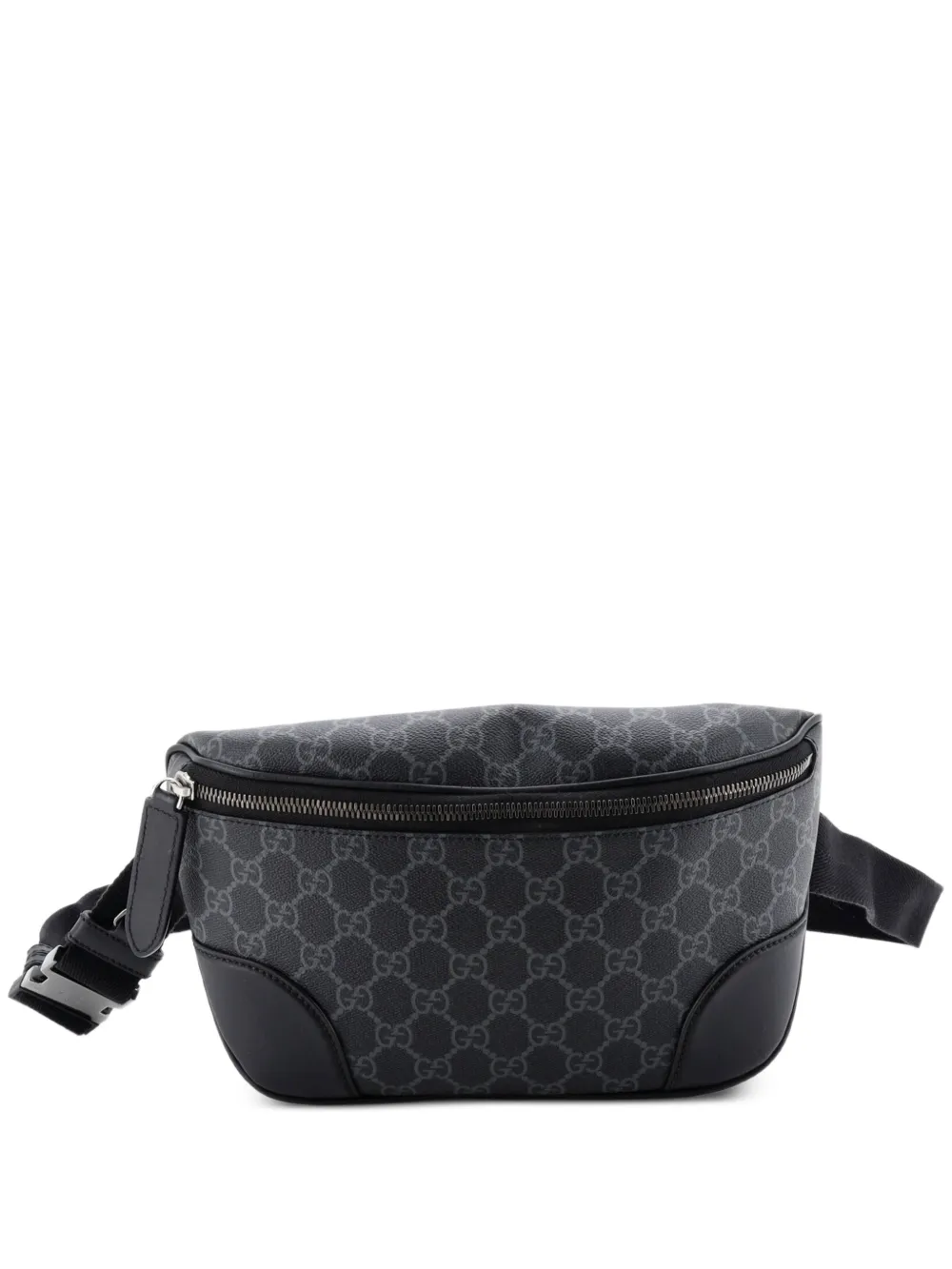 Gucci Pre-Owned GG Emblem GG Coated Canvas Medium belt bag - Nero