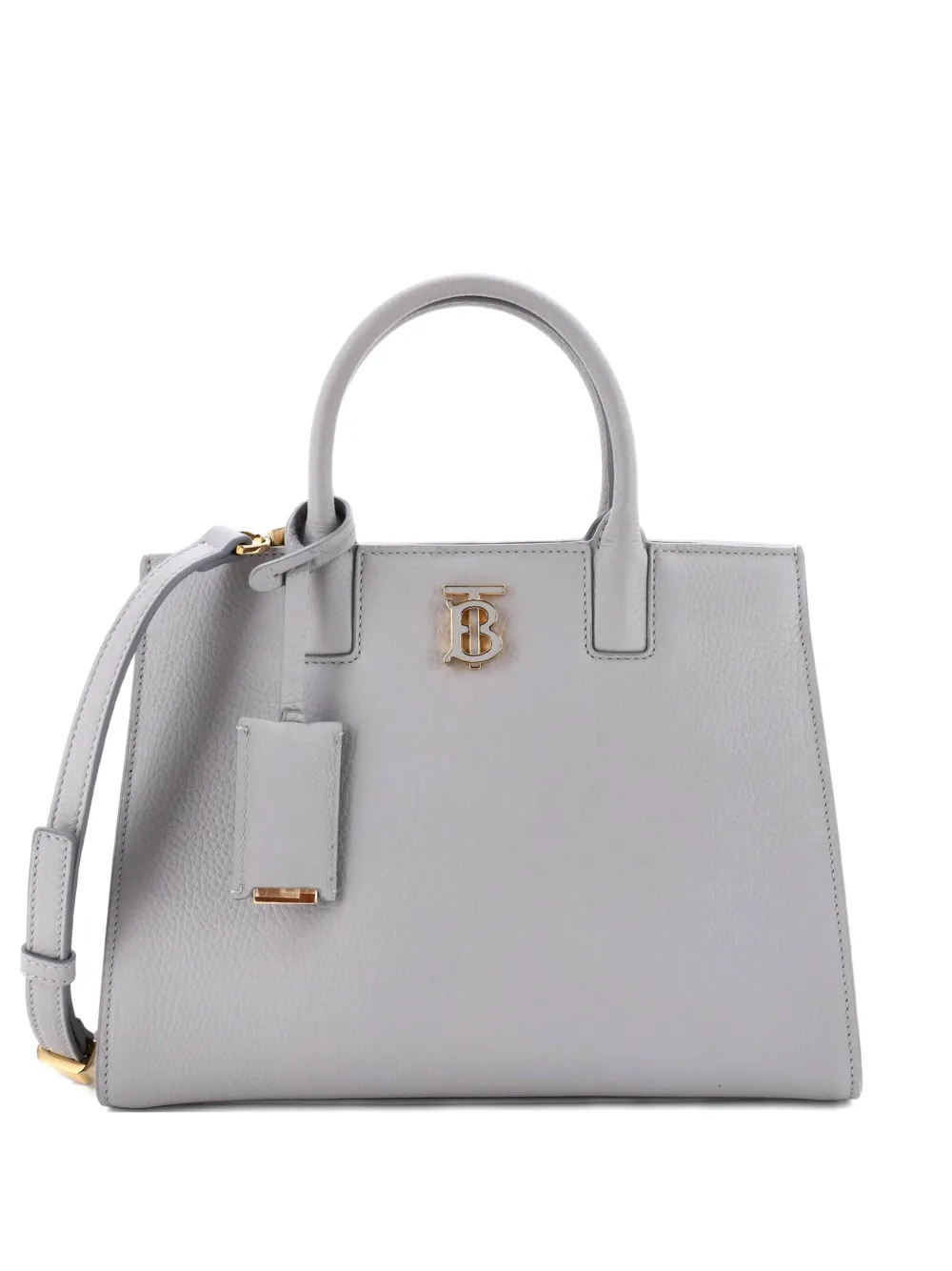 Burberry Pre-Owned Frances Tote Leather Mini shoulder bag - Grigio