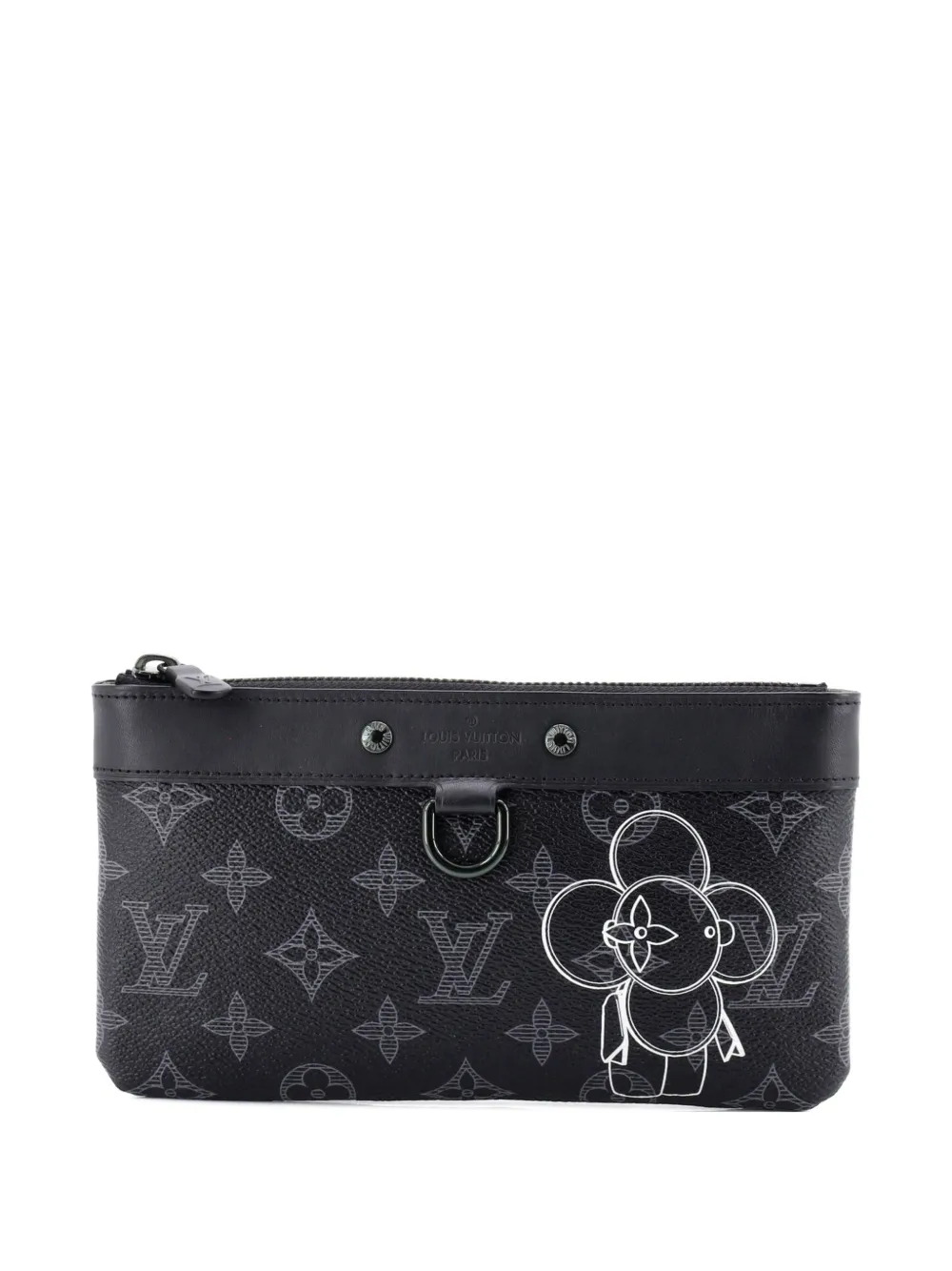 Louis Vuitton Pre-Owned Pochette Apollo Limited Edition Vivienne Monogram Eclipse PM pouch - Nero