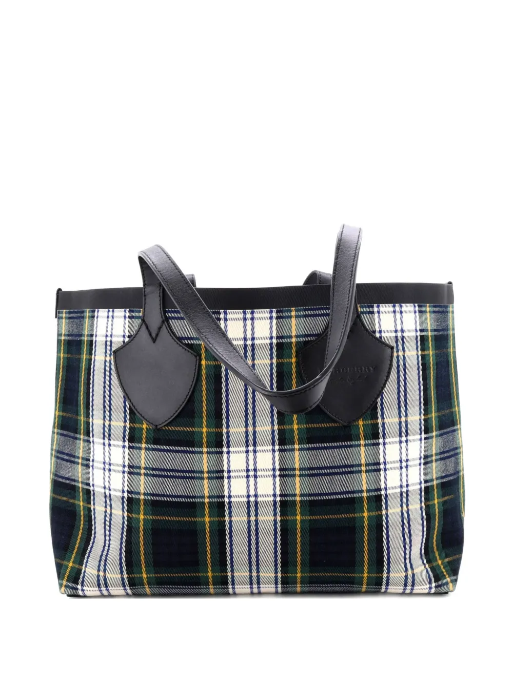 Burberry Pre-Owned Reversible Giant Vintage Check Canvas Medium tote bag - Verde