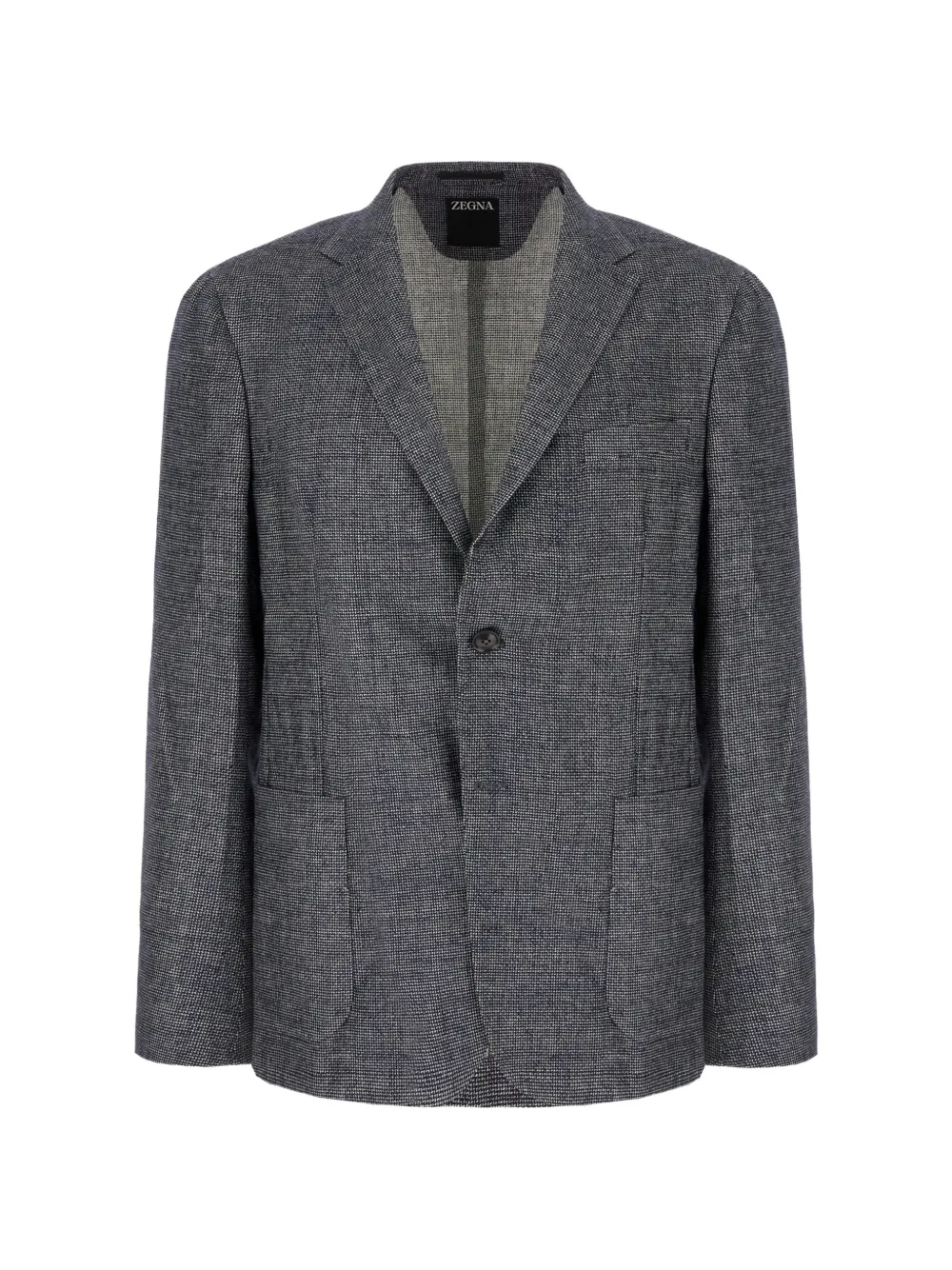Zegna single-breasted blazer - Blu