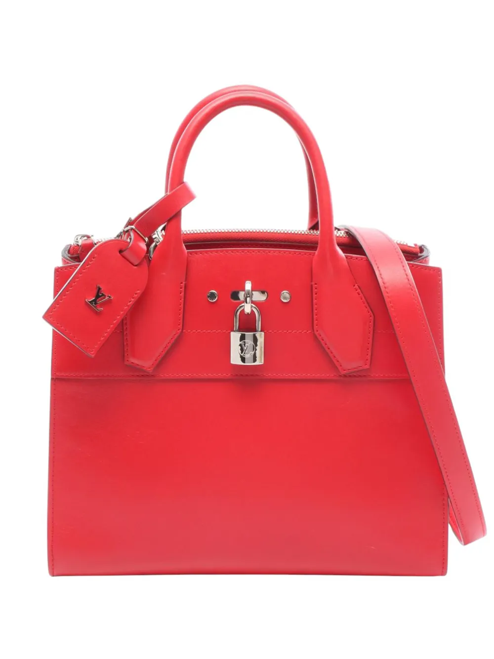 Louis Vuitton Pre-Owned 2016 City Steamer PM satchel - Rosso