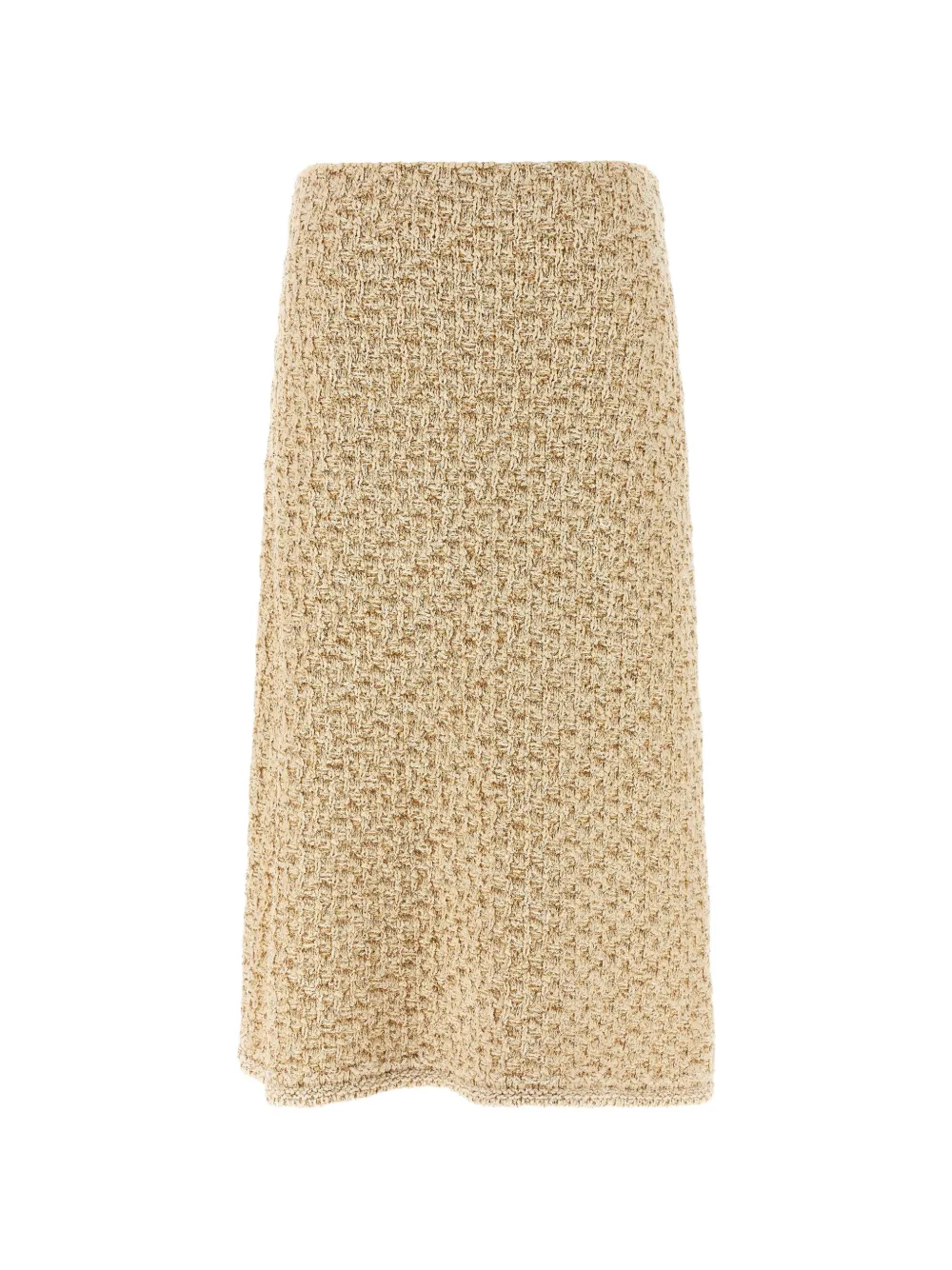 Fabiana Filippi sequin tweed midi skirt - Toni neutri