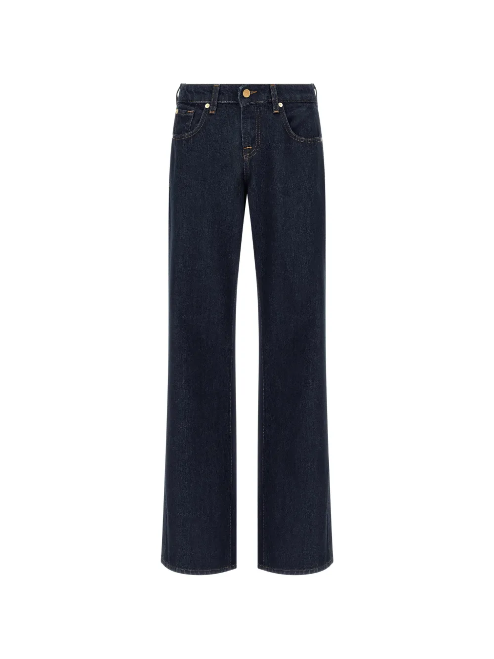 7 For All Mankind contrast stitching five pockets jeans - Blu