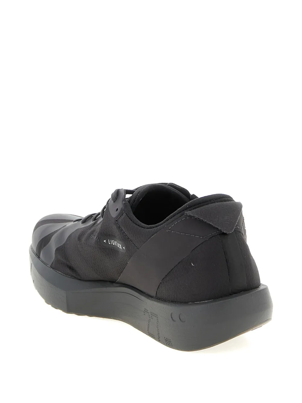 Y-3 laser logo lace-up sneakers Zwart