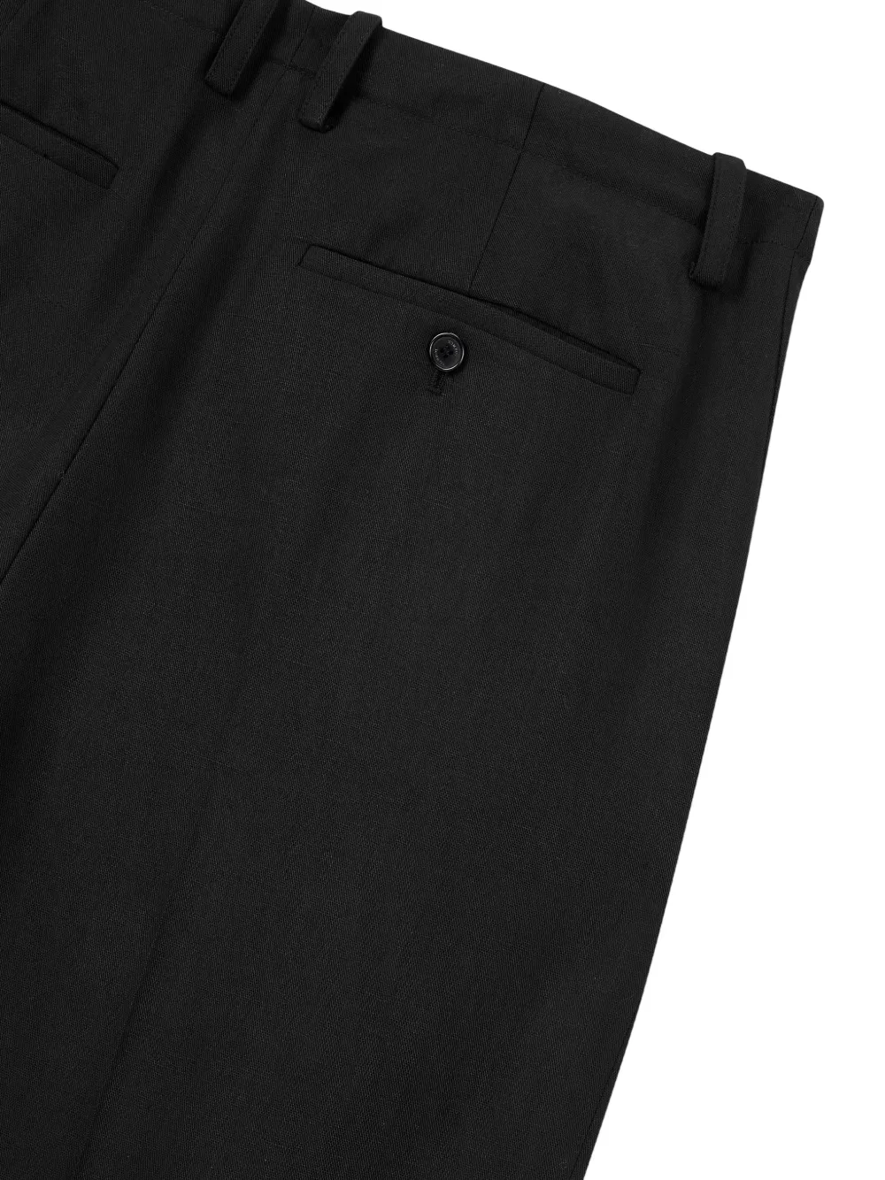 TOMBOY Broek met gesmockt detail Zwart