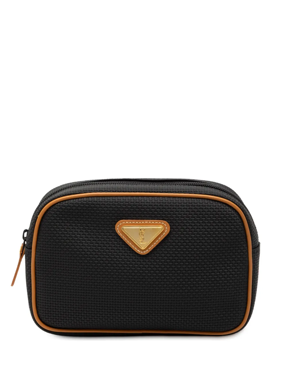 Saint Laurent Pre-Owned 20th Century Coated Canvas pouch - Nero