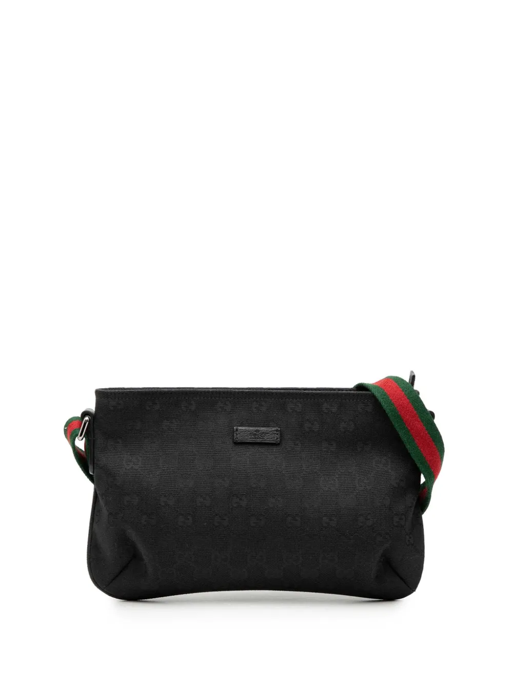 Gucci Pre-Owned 2000-2015 GG Canvas Web crossbody bag - Nero