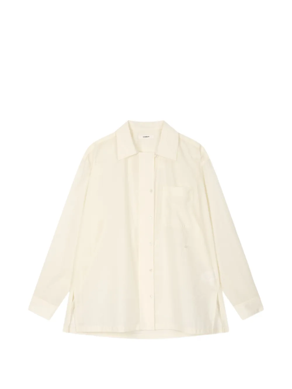 TOMBOY chest-pocket shirt - Toni neutri