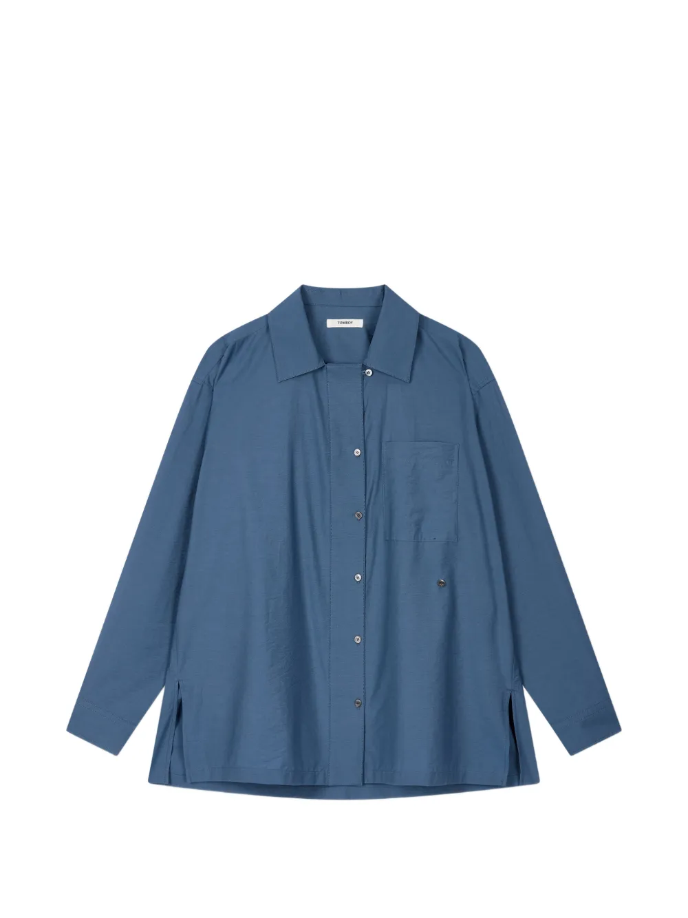 TOMBOY cheste-pocket shirt - Blu