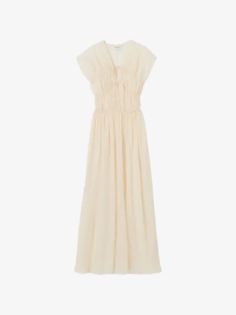 Claudie Pierlot vestido largo con detalle de moño