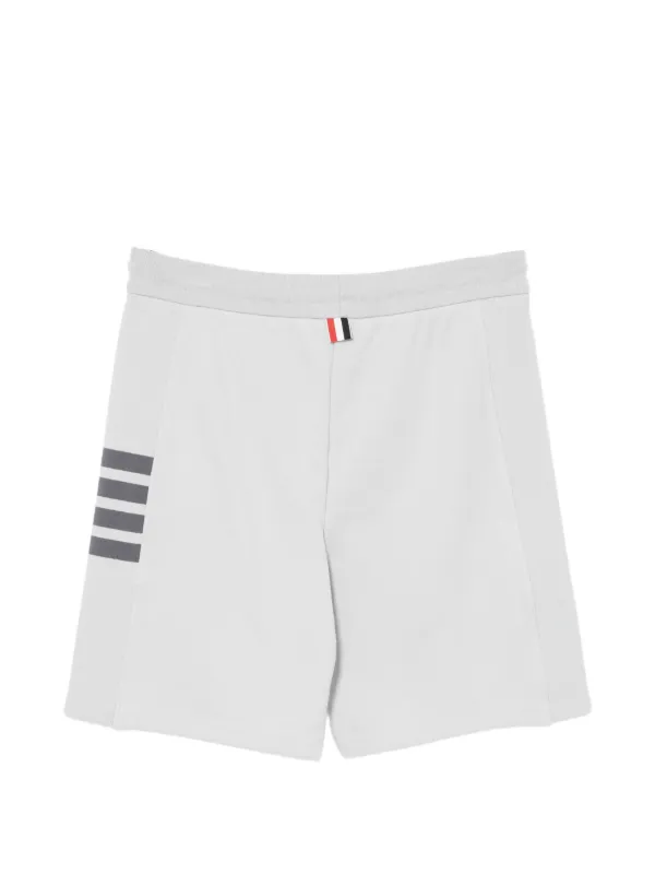Thom Browne ストライプ コットンショートパンツ | グレー | FARFETCH JP
