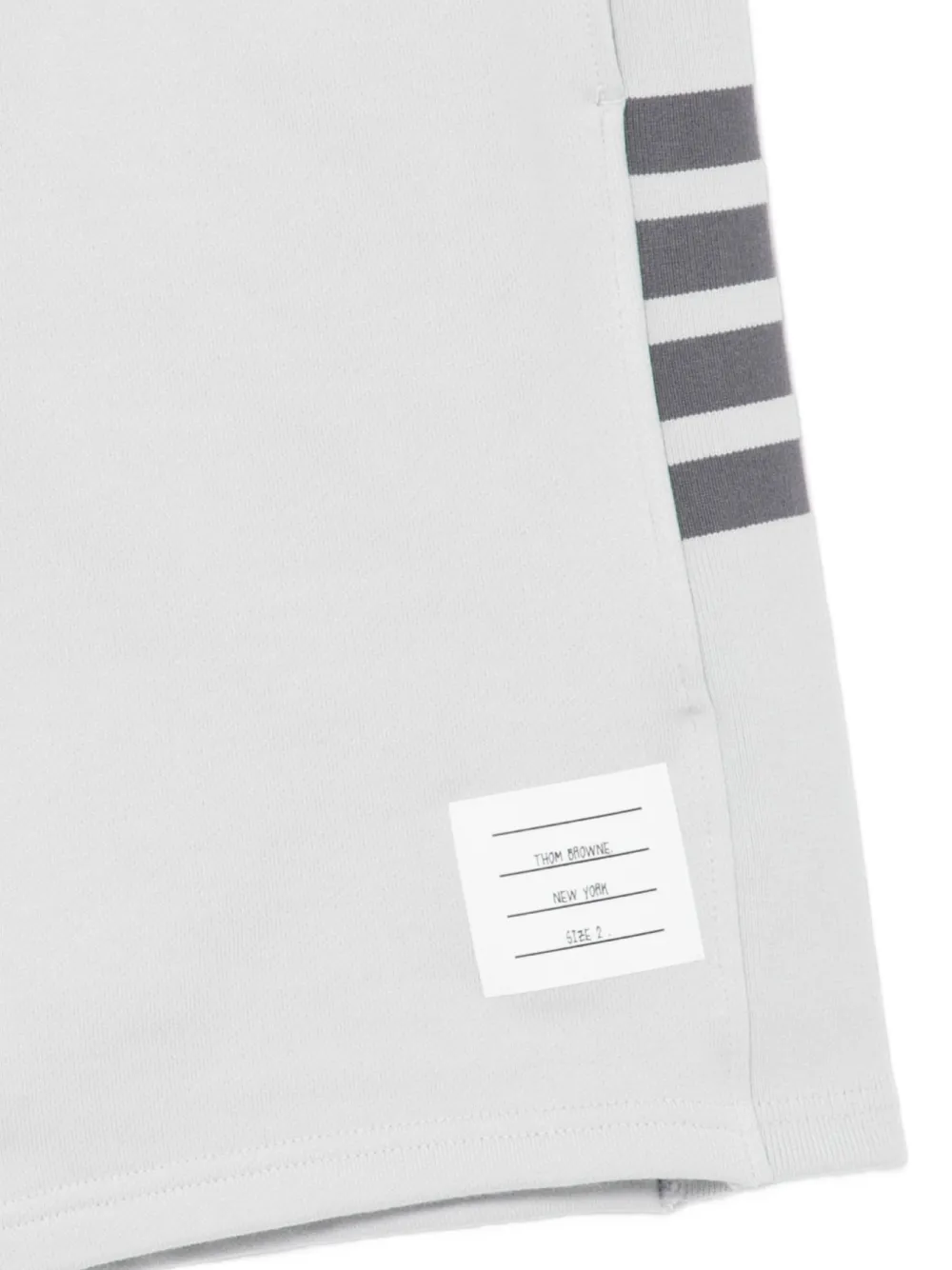 Thom Browne Gestreepte shorts Grijs