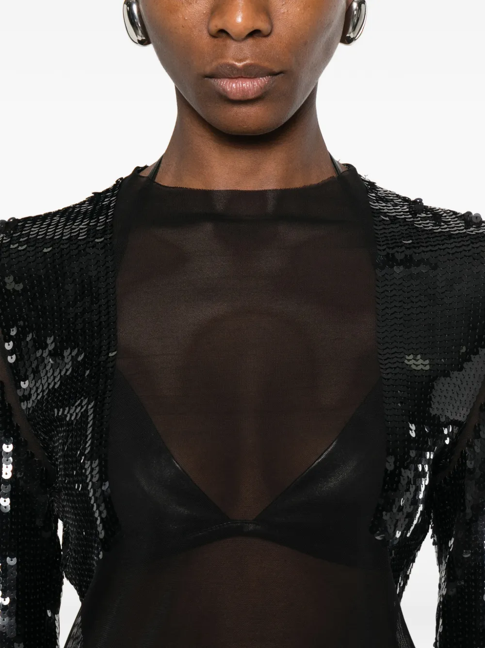 Rick Owens Dennis top Zwart