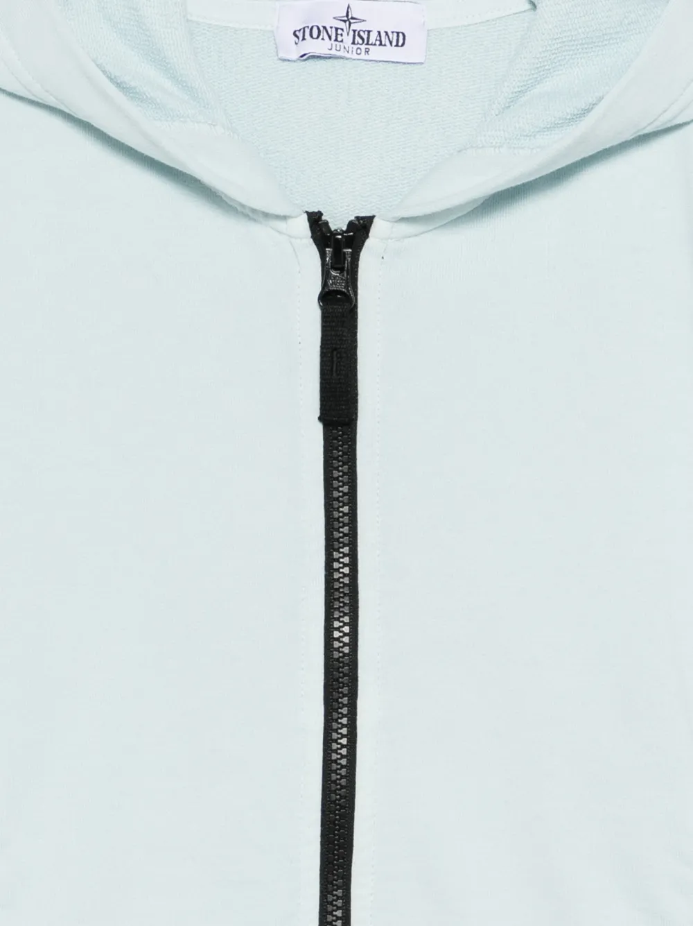  Stone Island Junior Zip Hooded Sweatshirt - Blue 