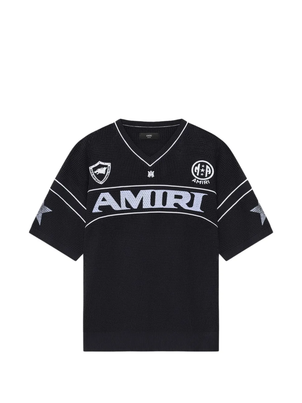 AMIRI V-neck jersey - Nero