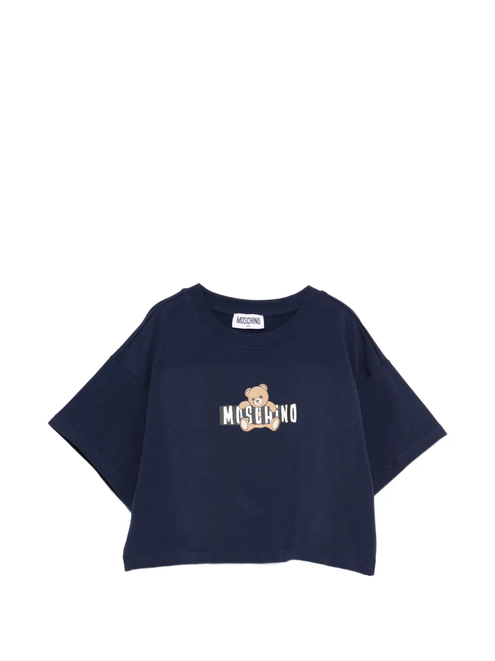 Moschino Kids printed T-shirt - Blu