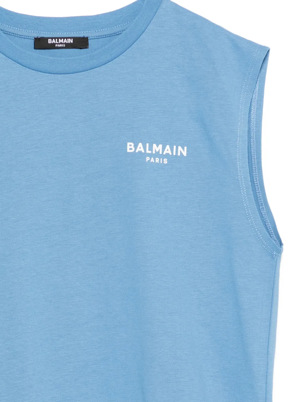  Balmain Kids Sleeveless Vest - Blue 