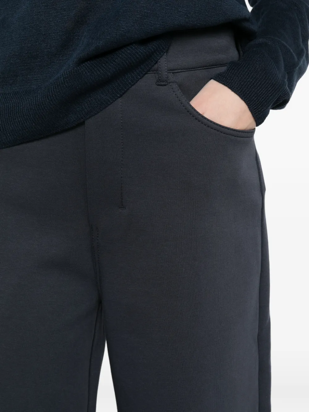 'S Max Mara Brioso broek met wijde pijpen Blauw