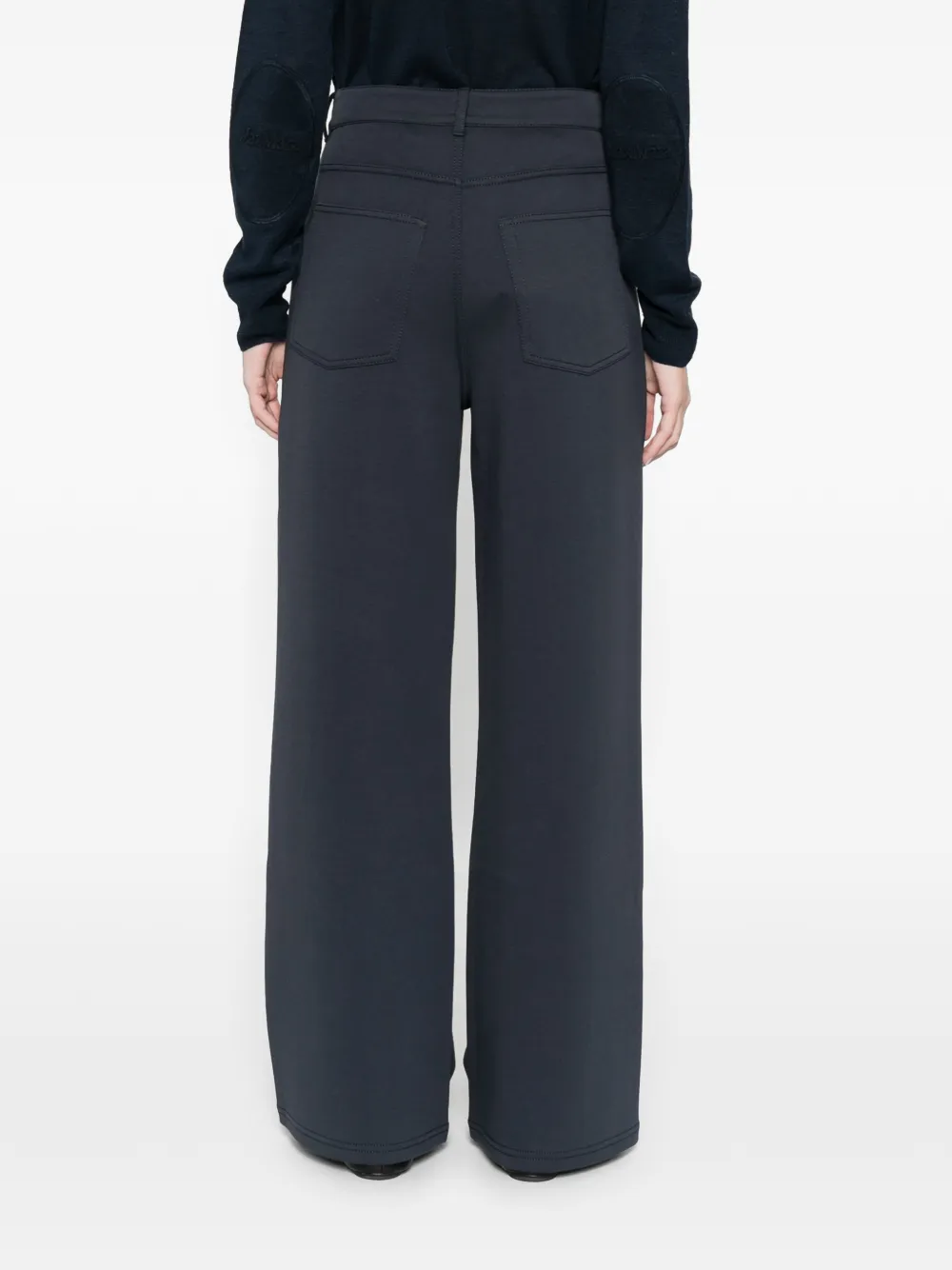 'S Max Mara Brioso broek met wijde pijpen Blauw