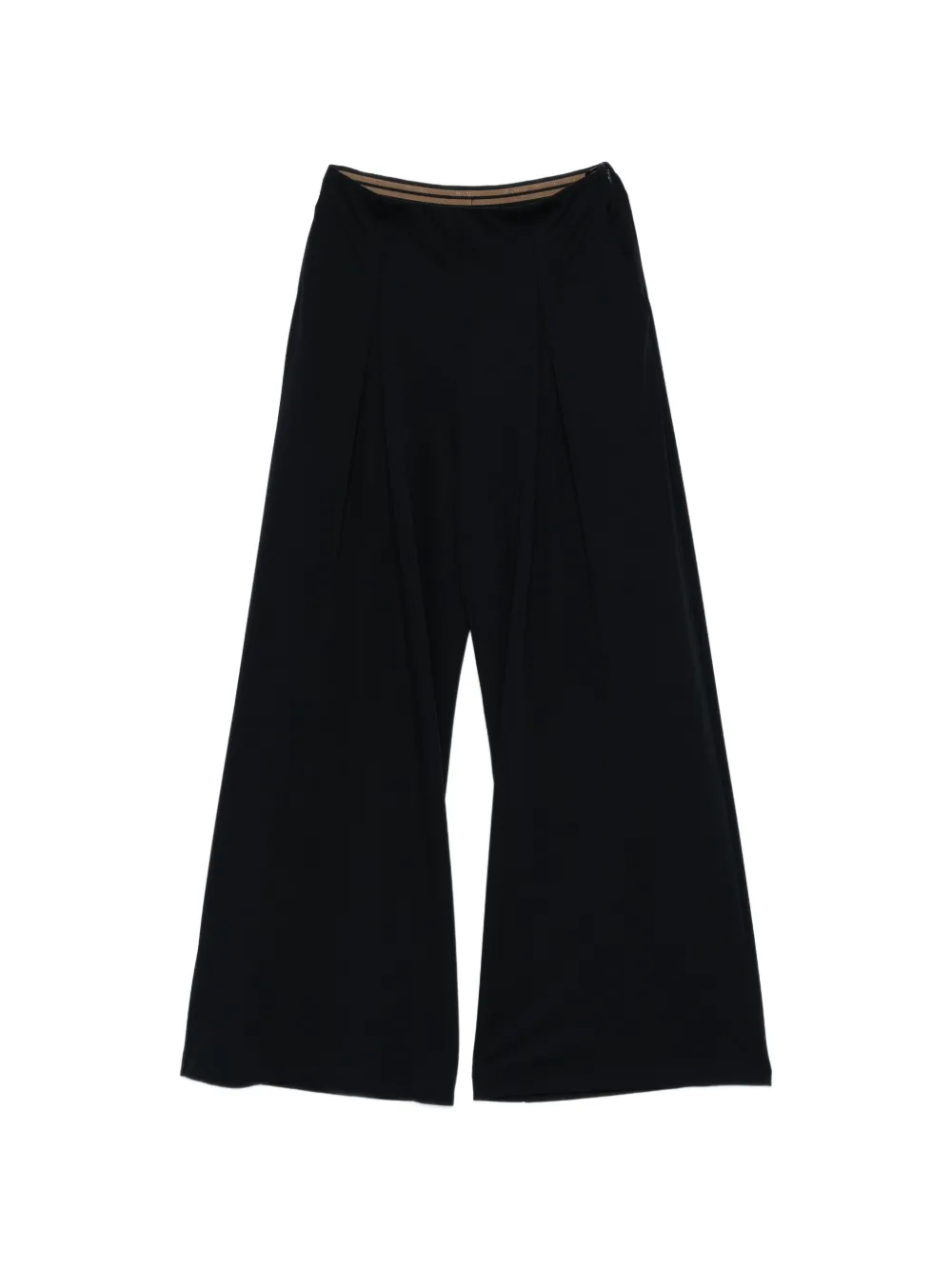 Max Mara elastic-waistband flowing trousers - Blu