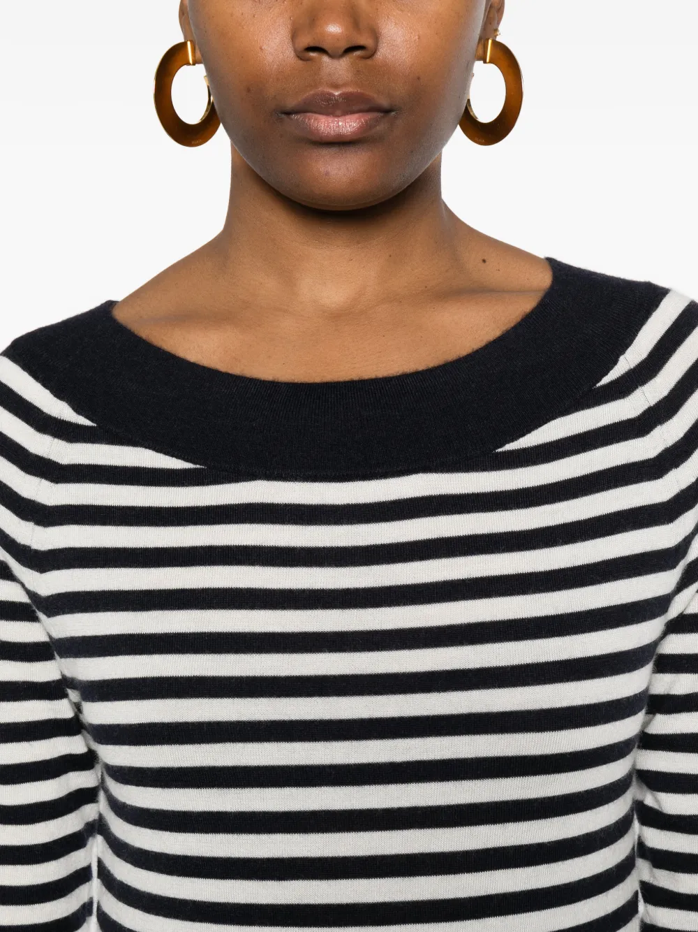 Max Mara Gestreepte trui Blauw