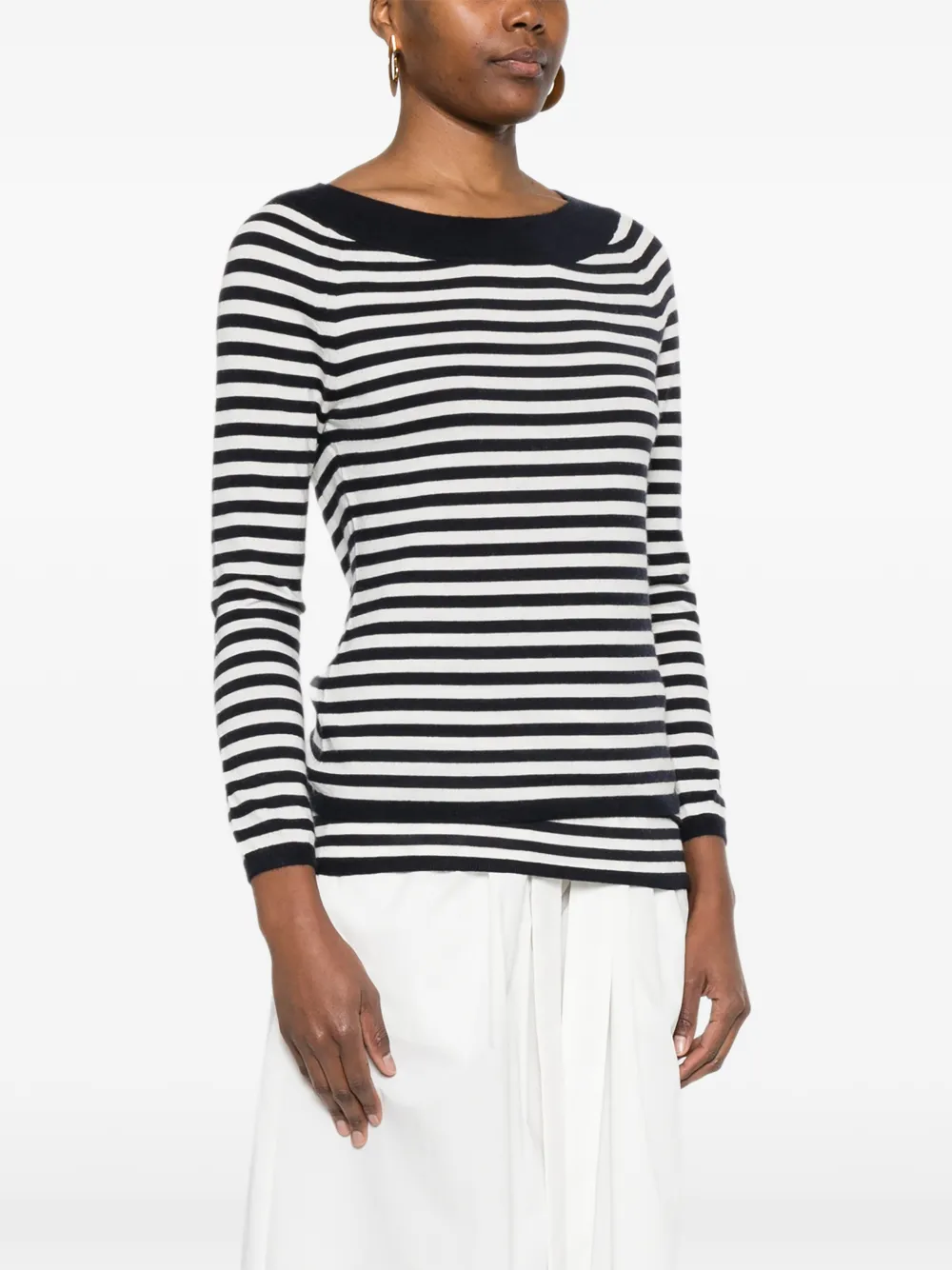  Max Mara Striped Sweater - Blue 