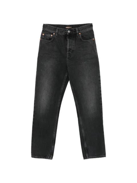 Saint Laurent Cropped-Jeans mit hohem Bund