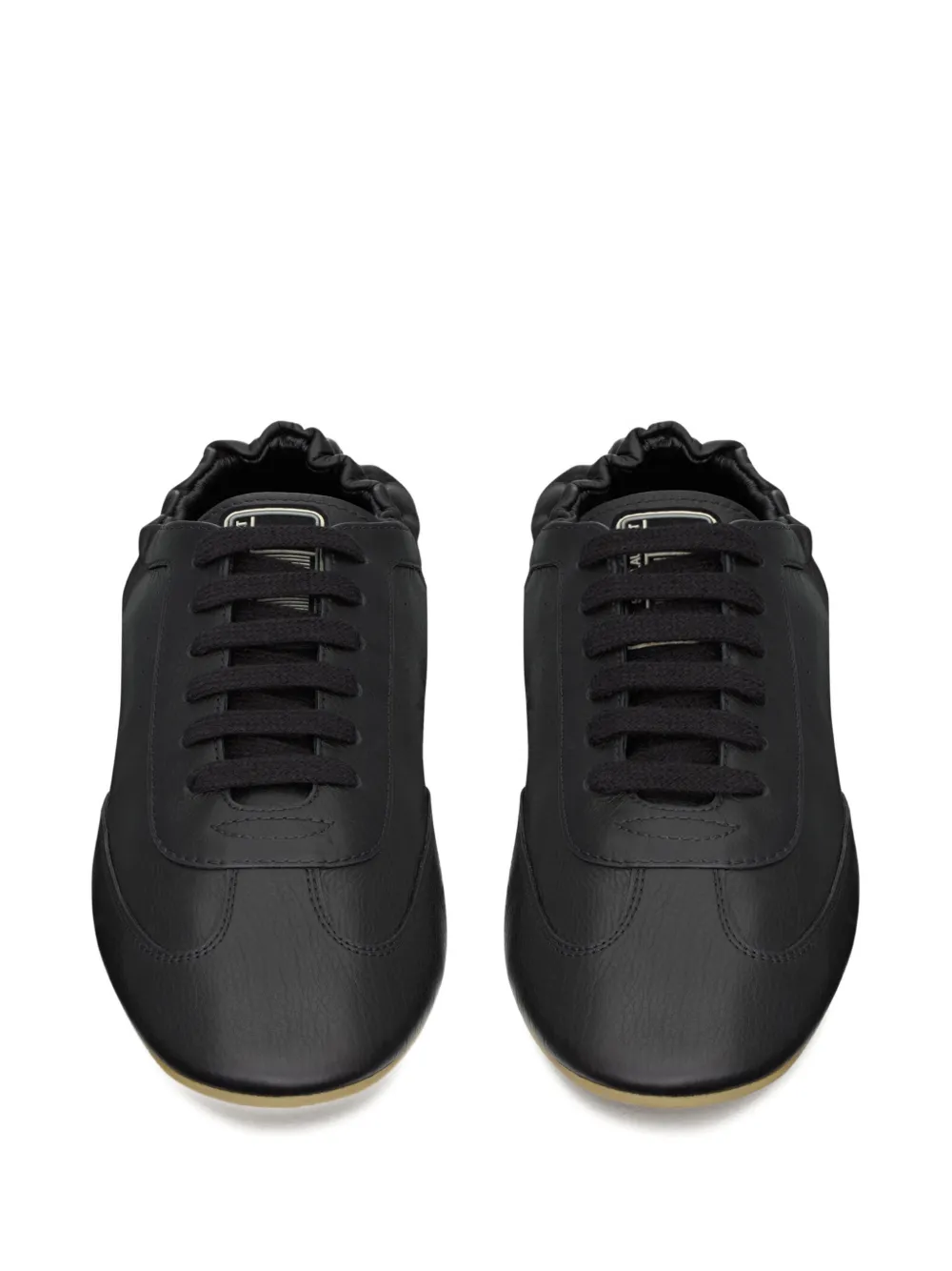 Saint Laurent Lewis leather sneakers Zwart