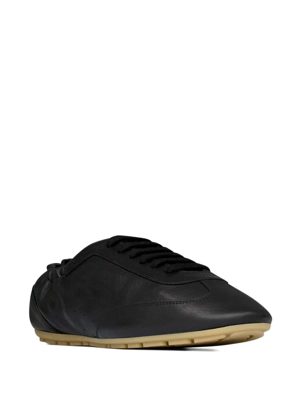 Saint Laurent Lewis leather sneakers Zwart