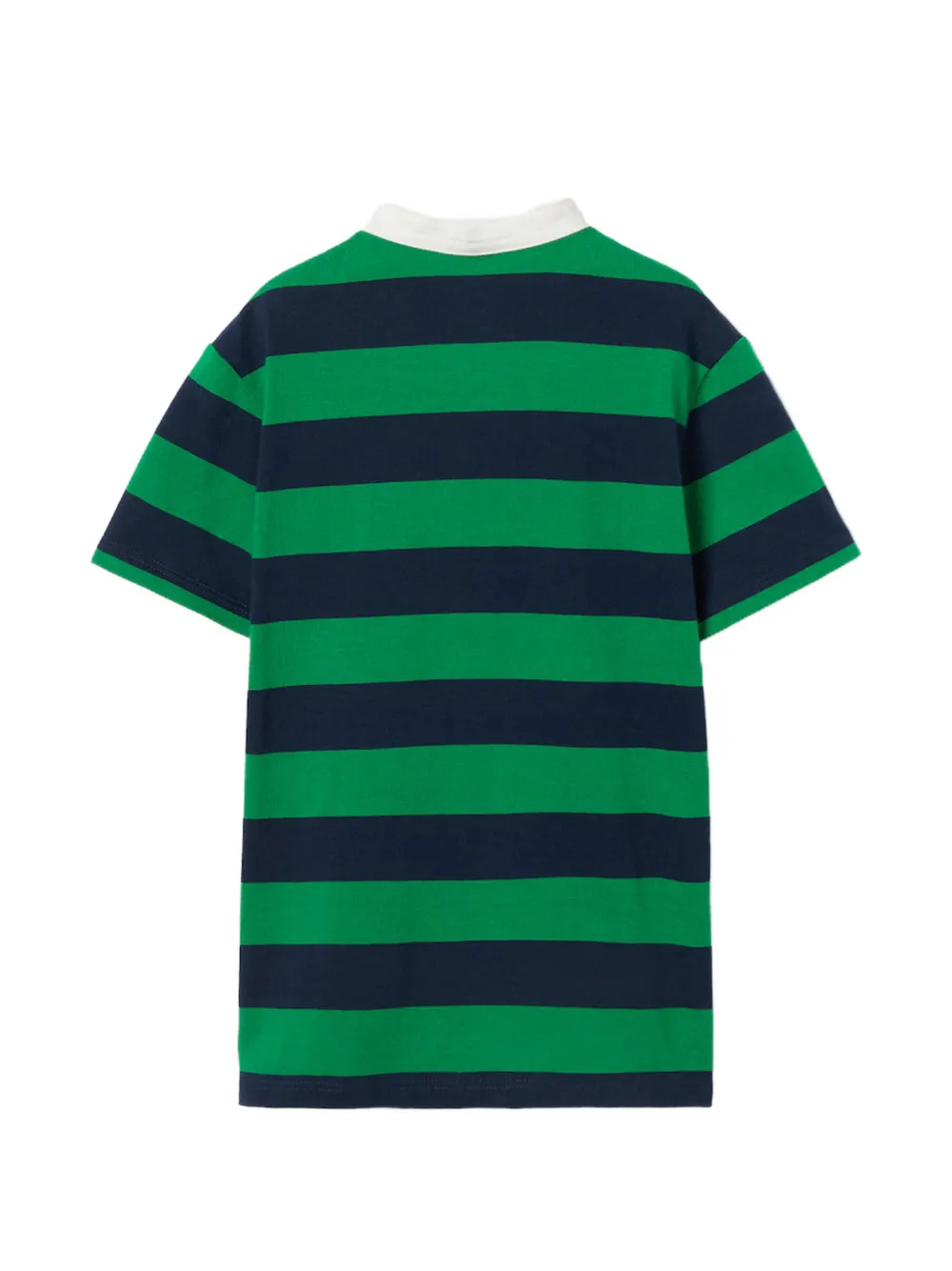 Striped Embroidered Polo Shirt
