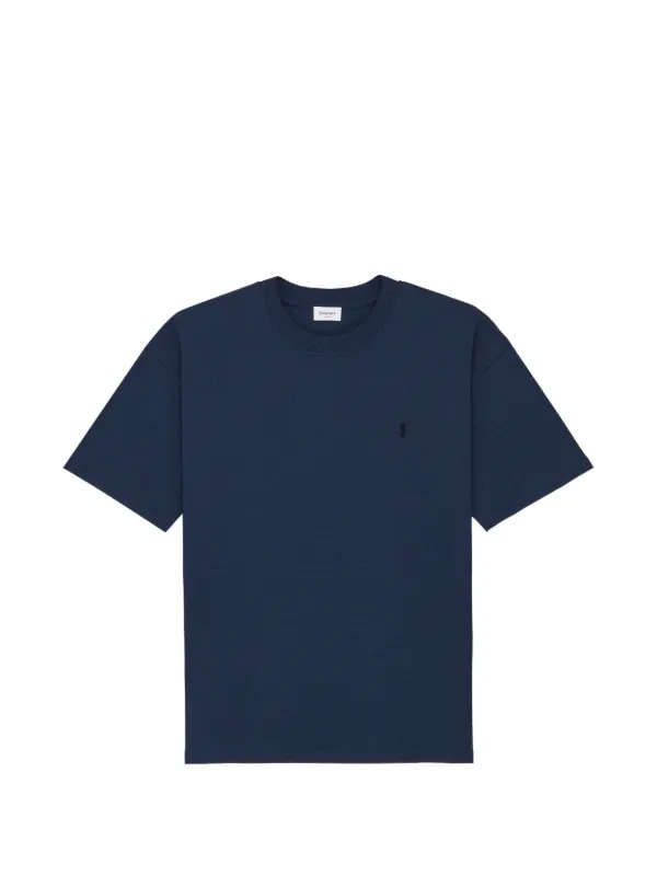 SAINT LAURENT ロゴ Tシャツ ネイビー M 33451282_64141893_600.jpg