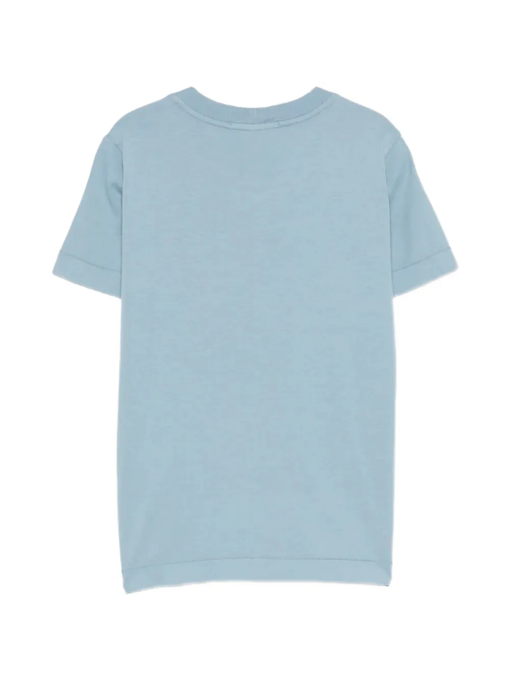 Stone Island Junior T-shirt met patchdetail Blauw