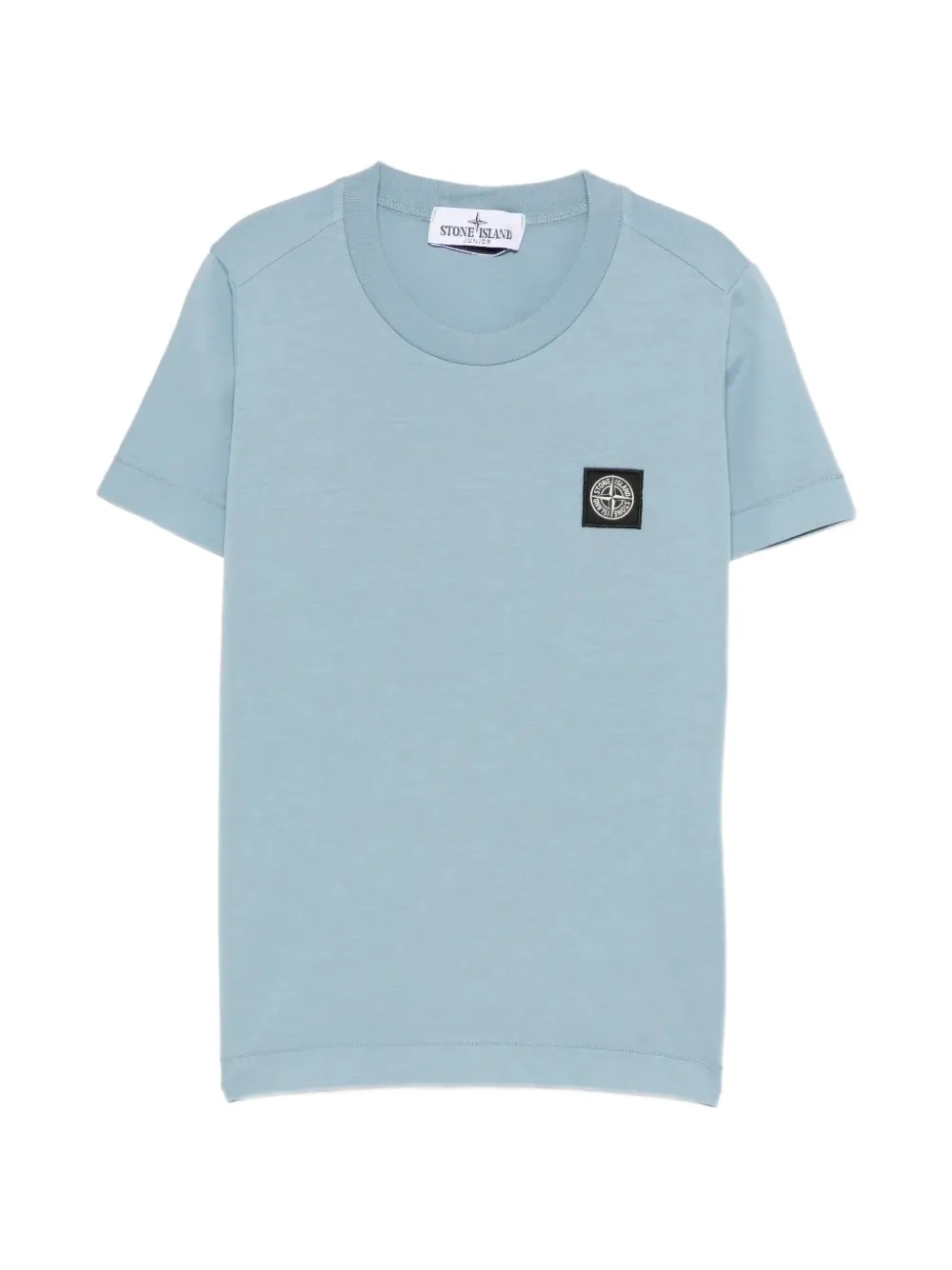 Stone Island Junior patch-detail T-shirt - Blu