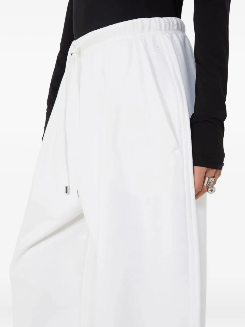 Sportmax Drawstring Trousers in White, view 5