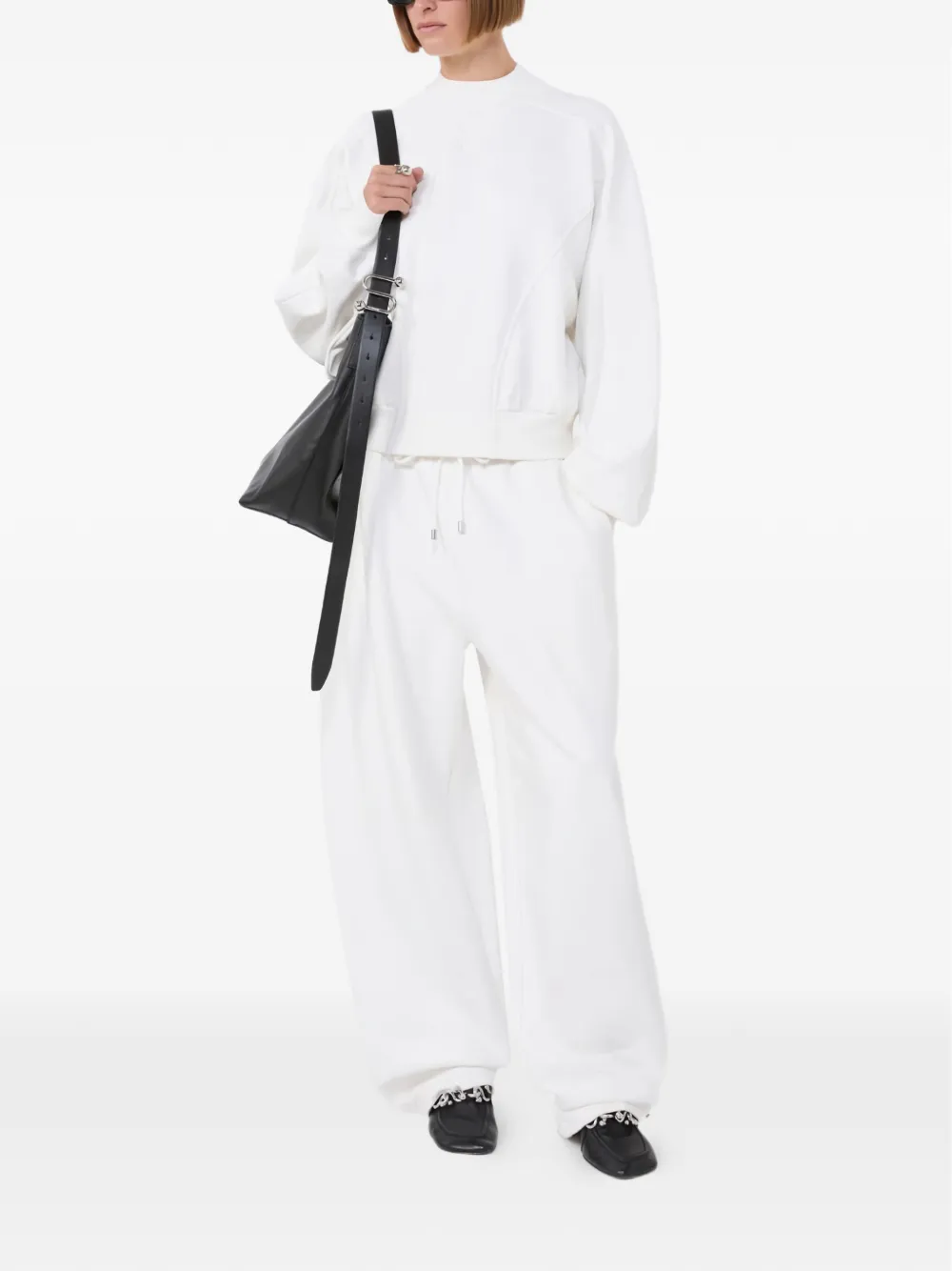  Sportmax Drawstring Trousers - White 