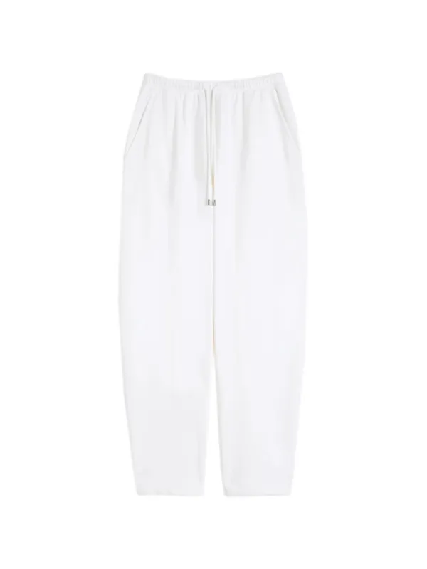 Sportmax Drawstring Trousers in White