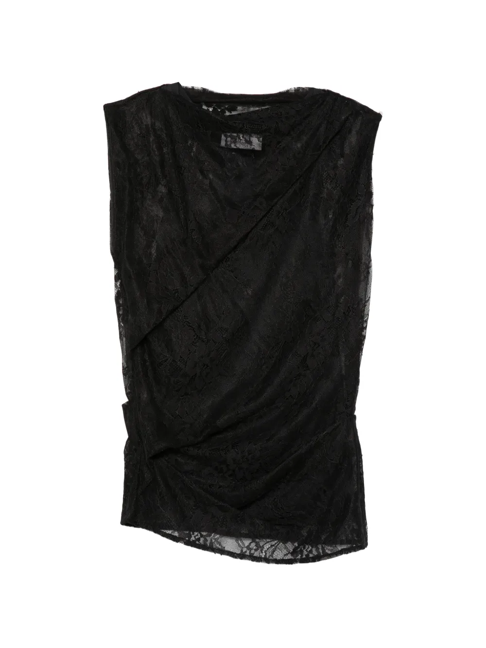 Sportmax lace sleeveless top - Schwarz
