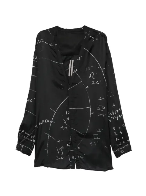 Rick Owens graphic print shirt