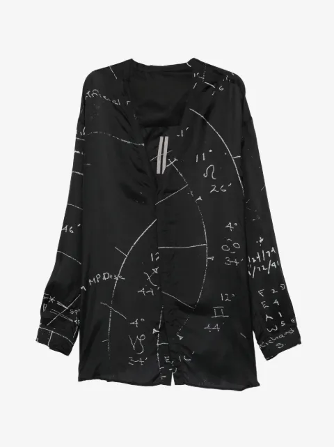 Rick Owens graphic print shirt