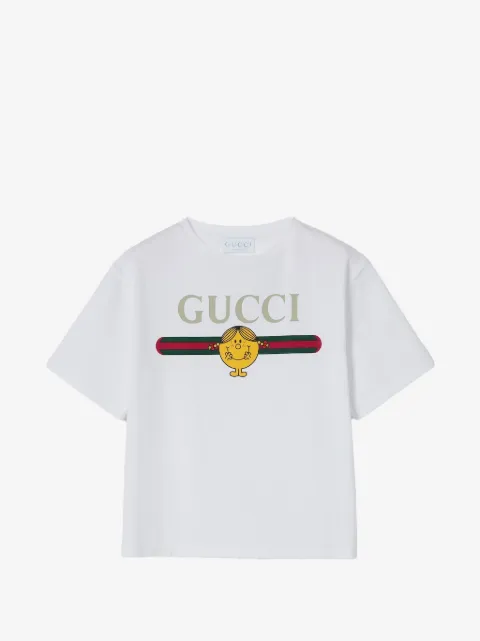 Gucci Kids x Mr. Men Little Miss logo-detail T-shirt