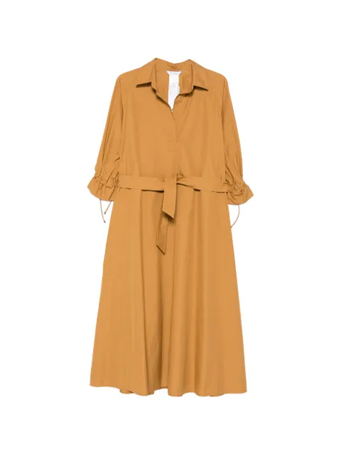 Max Mara Mirto belted ruffled dress