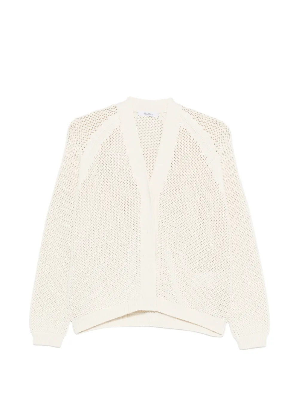 Max Mara V-neck button cardigan - Bianco
