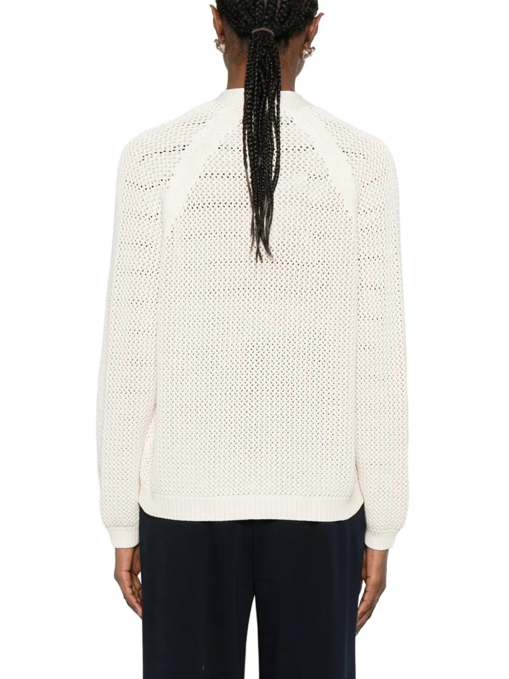 Max Mara Vest met V-hals Wit
