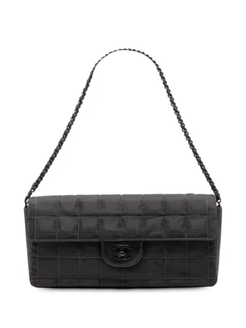 CHANEL Pre-Owned 2000-2002 New Travel Line Nylon East West Flap shoulder bag