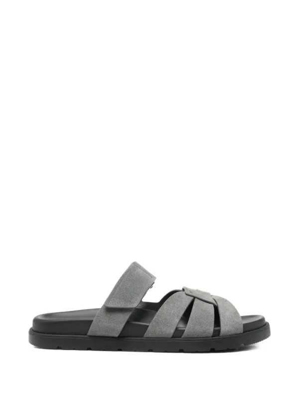 Doucal's Coco Caged-design Sandals in Grey
