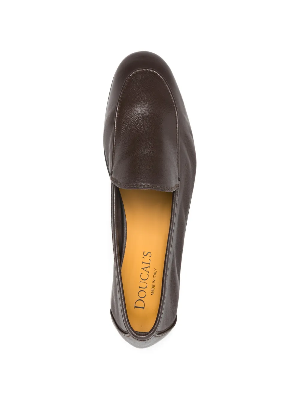 Doucal's almond-toe flat loafers Bruin