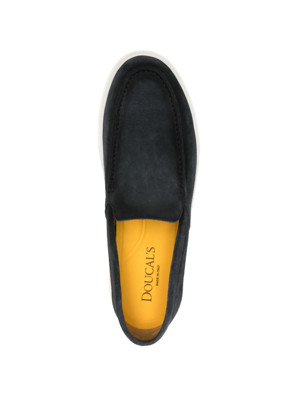 Doucal's leather loafers Blauw