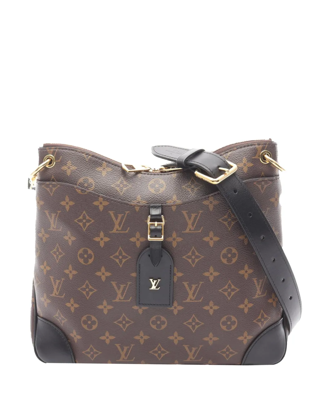 Louis Vuitton Pre-Owned 2010-2025 Damier Ebene Odeon MM crossbody bag - Marrone